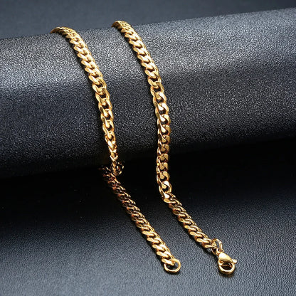 Vnox 3D Vertical Bar Necklaces for Men, Layering Stainless Steel Geometric Pendant, Layered Wheat Rope Cuban Chain, Boy Collar