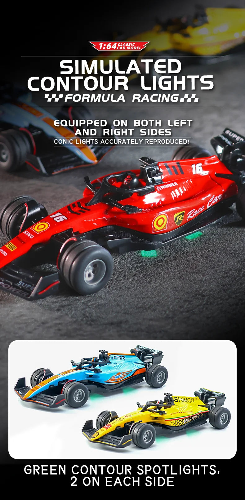 1:43 Mini Formula Racing Alloy RC Cary Model  Car Die Cast Toy Car Boy Gift  Party Toys Indoor And Outdoor Toy Christmas Toy