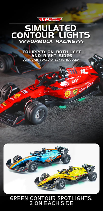 1:43 Mini Formula Racing Alloy RC Cary Model  Car Die Cast Toy Car Boy Gift  Party Toys Indoor And Outdoor Toy Christmas Toy