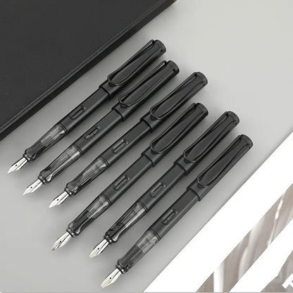 6pcs/Set Flat Tip Calligraphy Pens Art Parallel Writing Set Tibetan Arabic Fountain Pen for Gothic Lettering Stationery