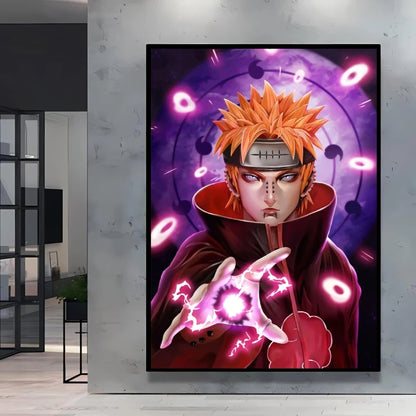 Canvas Posters Naruto Jiraiya Classic Anime Character High Quality Printing Not Fading Home Living Room Wall Decor Friend's Gift