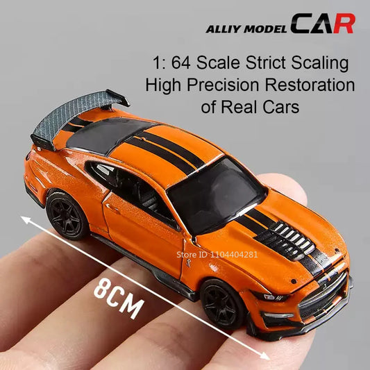 1:64 Scale JDM Corvette GT500 Firebird Daytona Stardust Alloy Diecast Models Toys Series Miniature Cars for Children's Toy Gifts