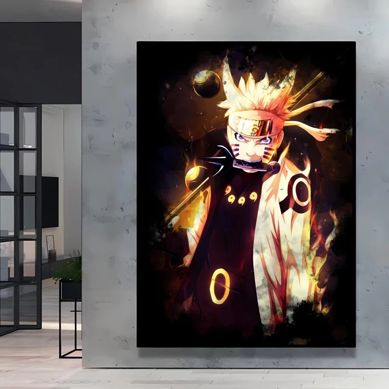 Canvas Posters Naruto Jiraiya Classic Anime Character High Quality Printing Not Fading Home Living Room Wall Decor Friend's Gift