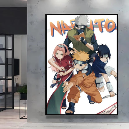 Canvas Posters Naruto Jiraiya Classic Anime Character High Quality Printing Not Fading Home Living Room Wall Decor Friend's Gift