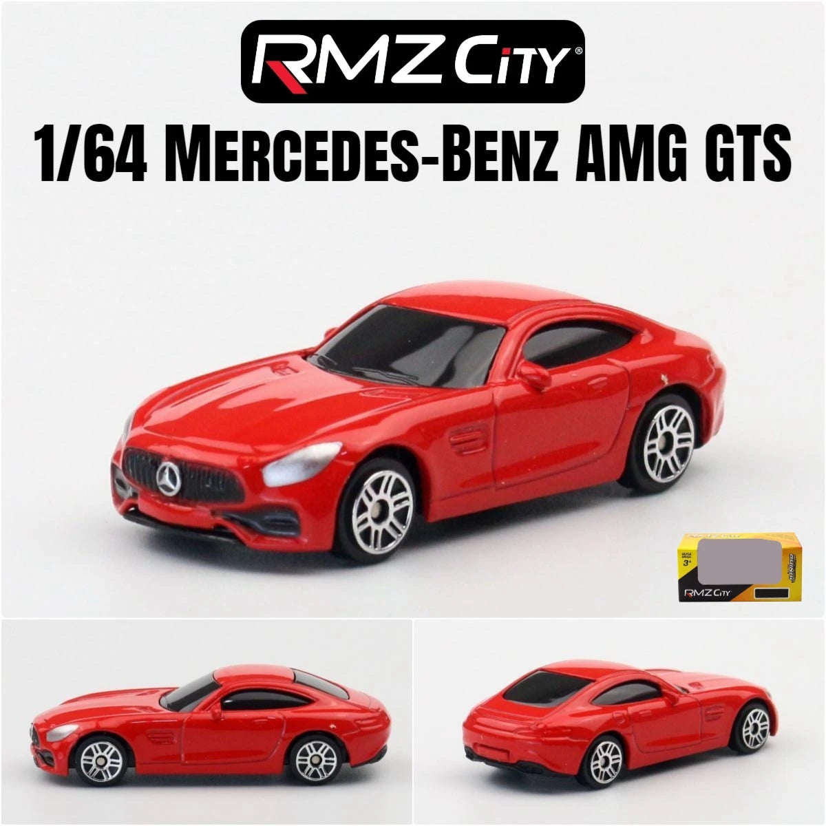 1/64 RMZ CiTY Diecast Toy Car Model Miniature 3-inch Free Wheels Collection Suitable for Hot Wheels Gift for Children Boys Kid