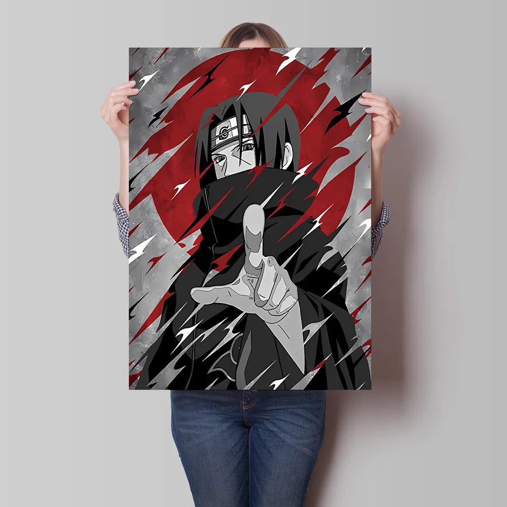 Canvas Posters Naruto Jiraiya Classic Anime Character High Quality Printing Not Fading Home Living Room Wall Decor Friend's Gift