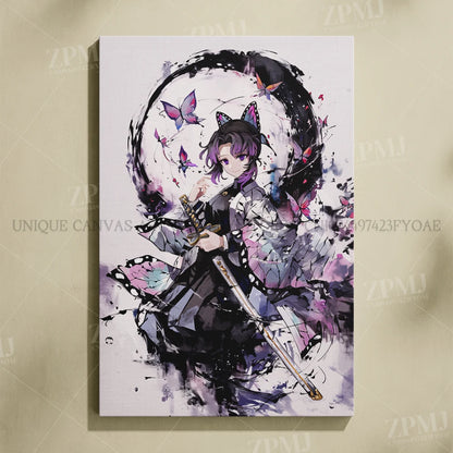 Anime Demon Slayer: Kimetsu No Yaiba Home Decor Hd Prints Poster Pictures Wall Artwork No Framed Canvas Painting For Living Room