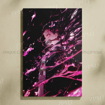 Anime Demon Slayer: Kimetsu No Yaiba Home Decor Hd Prints Poster Pictures Wall Artwork No Framed Canvas Painting For Living Room