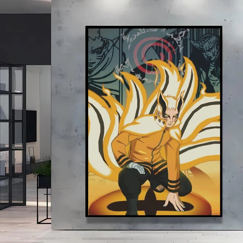 Canvas Posters Naruto Jiraiya Classic Anime Character High Quality Printing Not Fading Home Living Room Wall Decor Friend's Gift