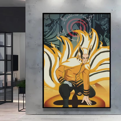 Canvas Posters Naruto Jiraiya Classic Anime Character High Quality Printing Not Fading Home Living Room Wall Decor Friend's Gift