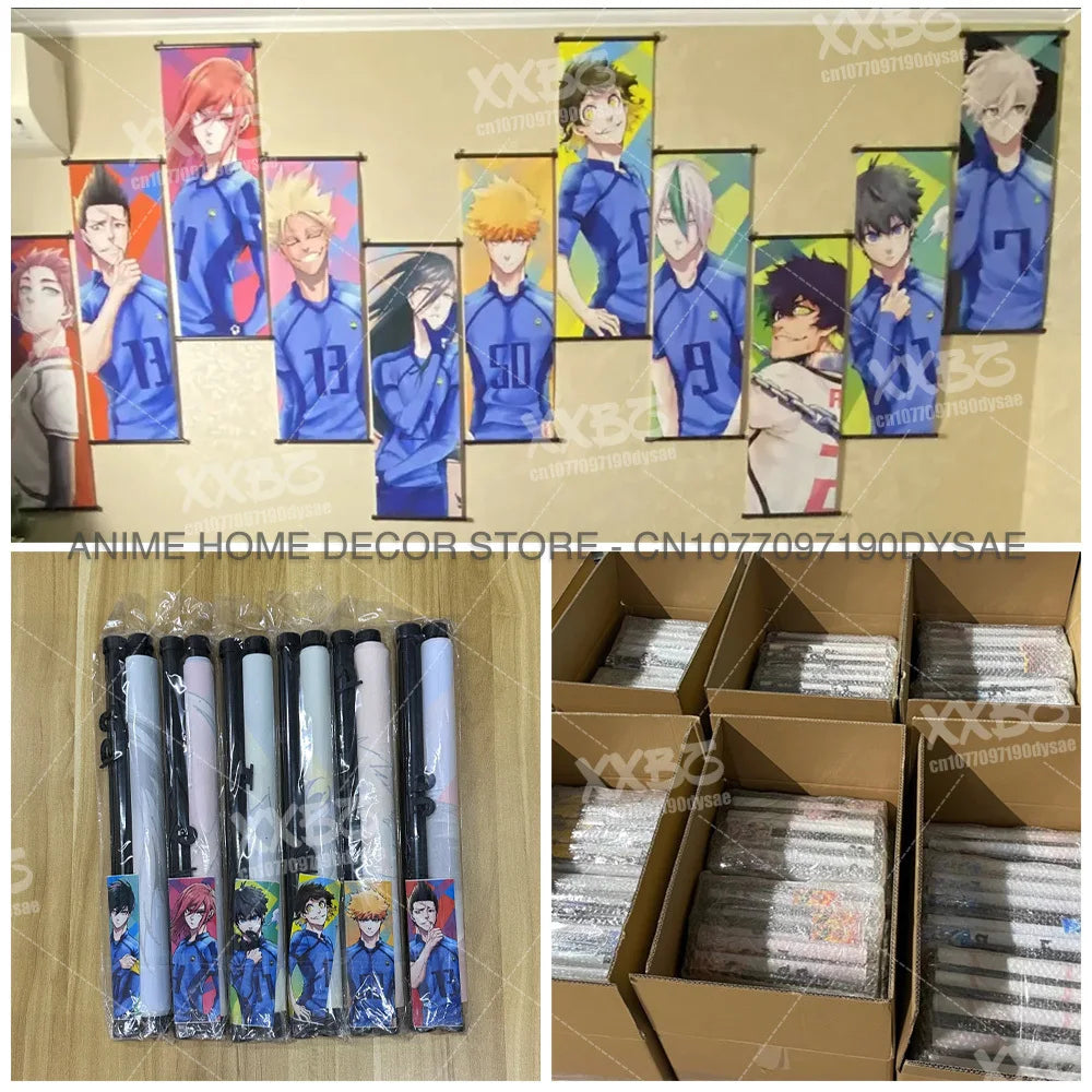 Demon Slayer Posters Kanroji Mitsuri Home Decor Kamado Nezuko Anime Hanging Paintings Wall Art Iguro Obanai Scrolls Pictures