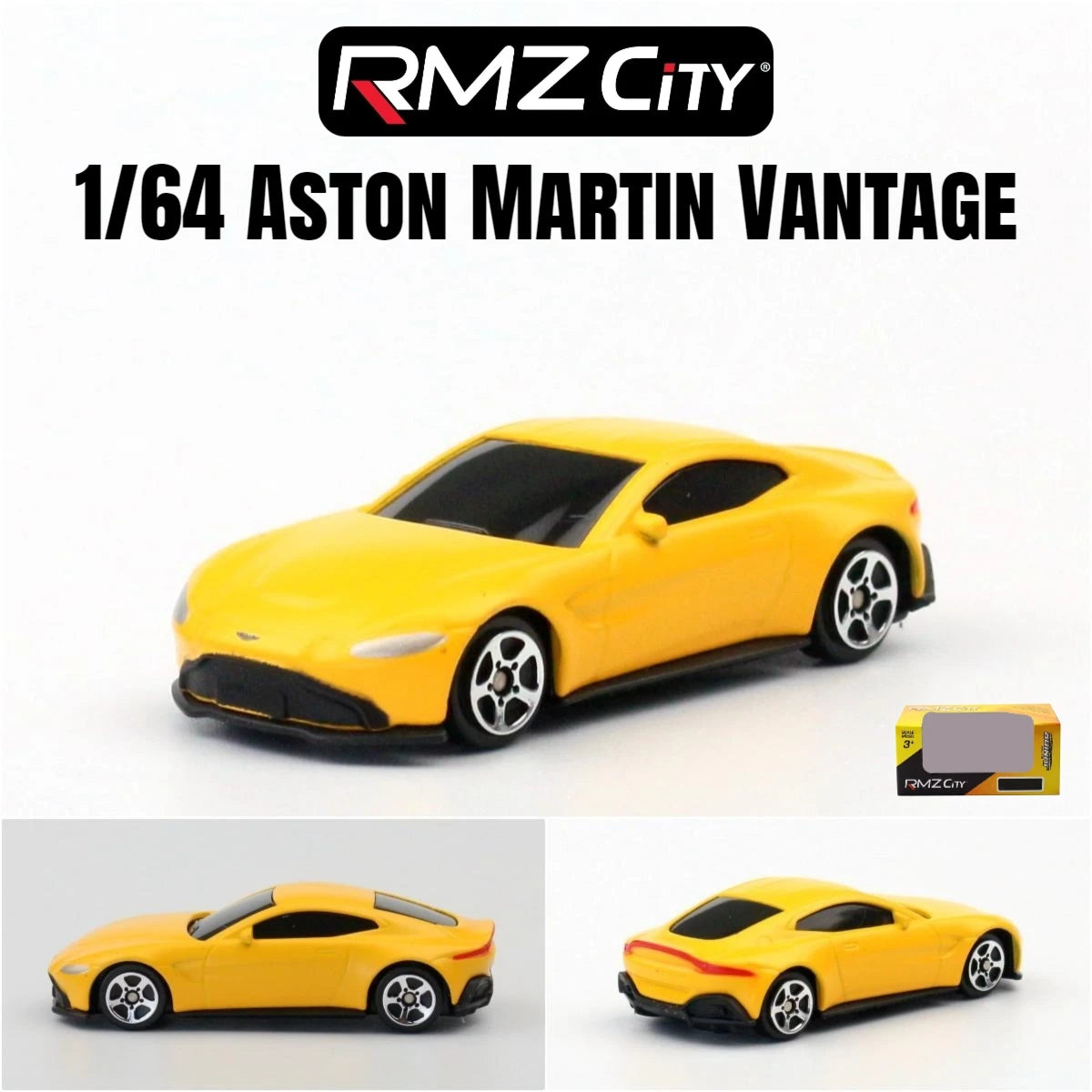 1/64 RMZ CiTY Diecast Toy Car Model Miniature 3-inch Free Wheels Collection Suitable for Hot Wheels Gift for Children Boys Kid
