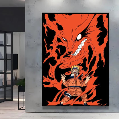 Canvas Posters Naruto Jiraiya Classic Anime Character High Quality Printing Not Fading Home Living Room Wall Decor Friend's Gift