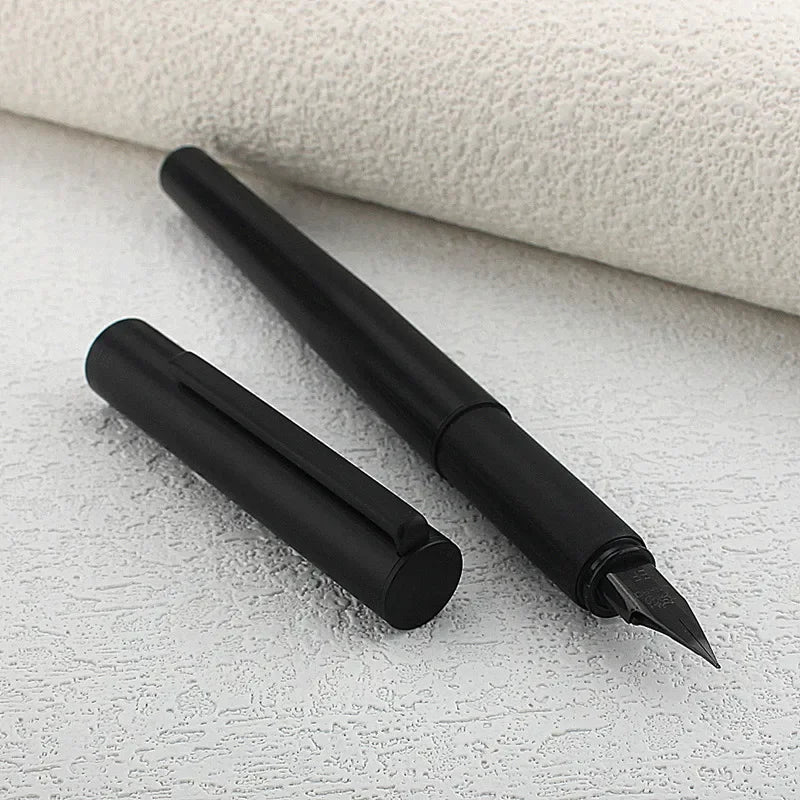 Jinhao 35 Fountain Pen Luxury Elegant All-Matte Black Body EF/F Nib Calligraphy Ink Pen School Office Supplies Stationery