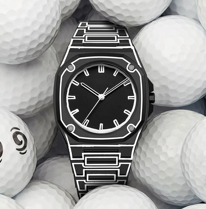 Made in china new high-end watches men's trend graffiti art quartz watches plastic watch strap