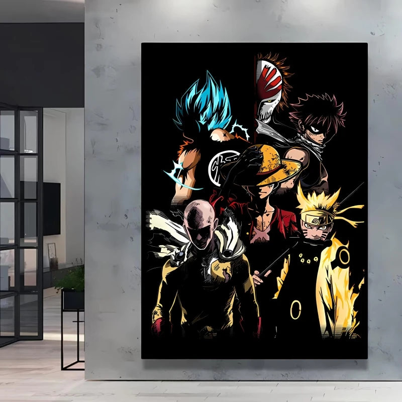 Canvas Posters Naruto Jiraiya Classic Anime Character High Quality Printing Not Fading Home Living Room Wall Decor Friend's Gift