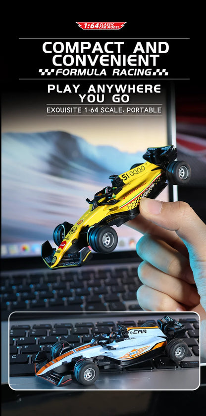 1:43 Mini Formula Racing Alloy RC Cary Model  Car Die Cast Toy Car Boy Gift  Party Toys Indoor And Outdoor Toy Christmas Toy