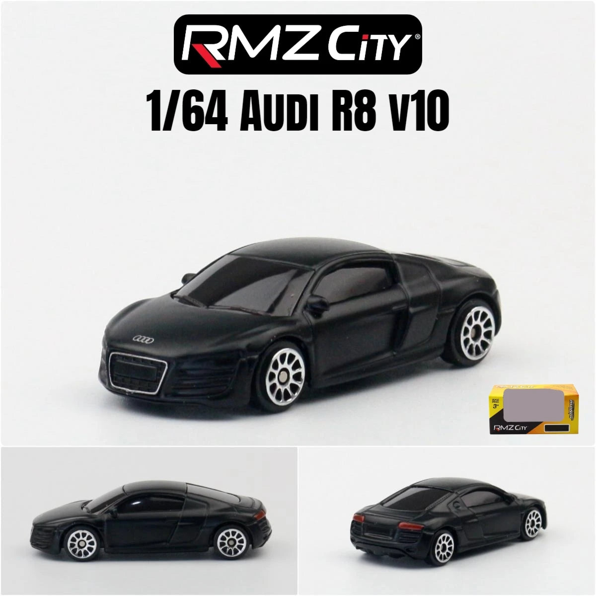 1/64 RMZ CiTY Diecast Toy Car Model Miniature 3-inch Free Wheels Collection Suitable for Hot Wheels Gift for Children Boys Kid