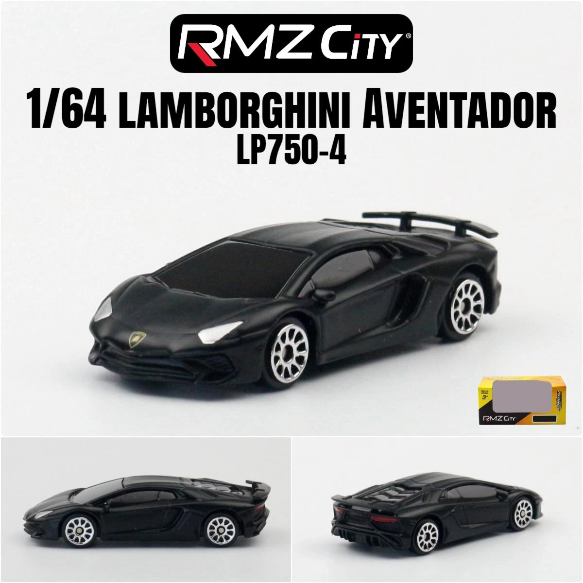 1/64 RMZ CiTY Diecast Toy Car Model Miniature 3-inch Free Wheels Collection Suitable for Hot Wheels Gift for Children Boys Kid