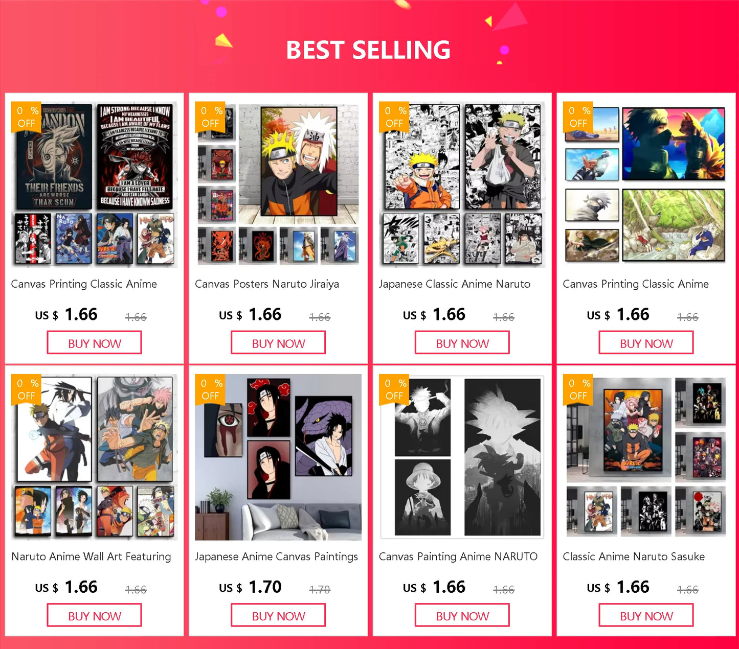 Canvas Posters Naruto Jiraiya Classic Anime Character High Quality Printing Not Fading Home Living Room Wall Decor Friend's Gift