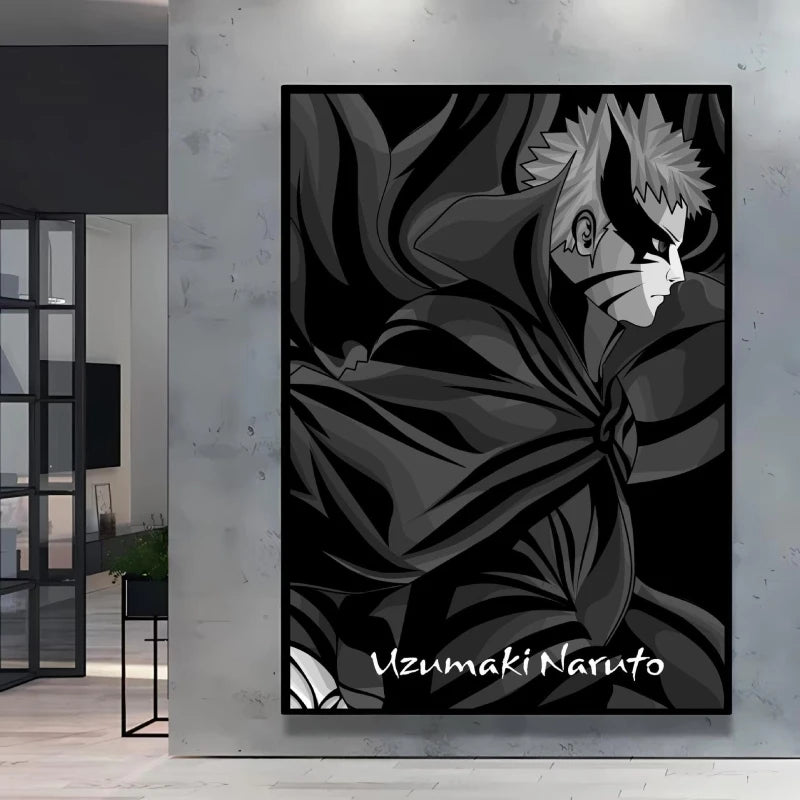 Canvas Posters Naruto Jiraiya Classic Anime Character High Quality Printing Not Fading Home Living Room Wall Decor Friend's Gift