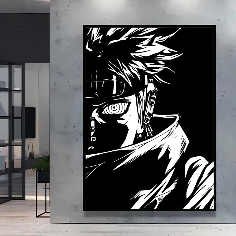 Canvas Posters Naruto Jiraiya Classic Anime Character High Quality Printing Not Fading Home Living Room Wall Decor Friend's Gift