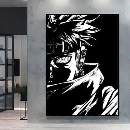 Canvas Posters Naruto Jiraiya Classic Anime Character High Quality Printing Not Fading Home Living Room Wall Decor Friend's Gift