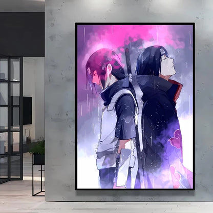 Canvas Posters Naruto Jiraiya Classic Anime Character High Quality Printing Not Fading Home Living Room Wall Decor Friend's Gift