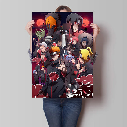 Canvas Posters Naruto Jiraiya Classic Anime Character High Quality Printing Not Fading Home Living Room Wall Decor Friend's Gift