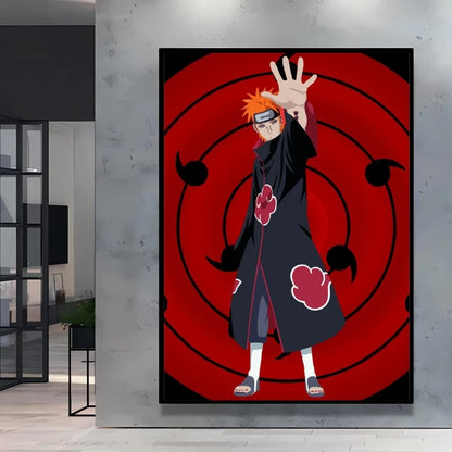 Canvas Posters Naruto Jiraiya Classic Anime Character High Quality Printing Not Fading Home Living Room Wall Decor Friend's Gift