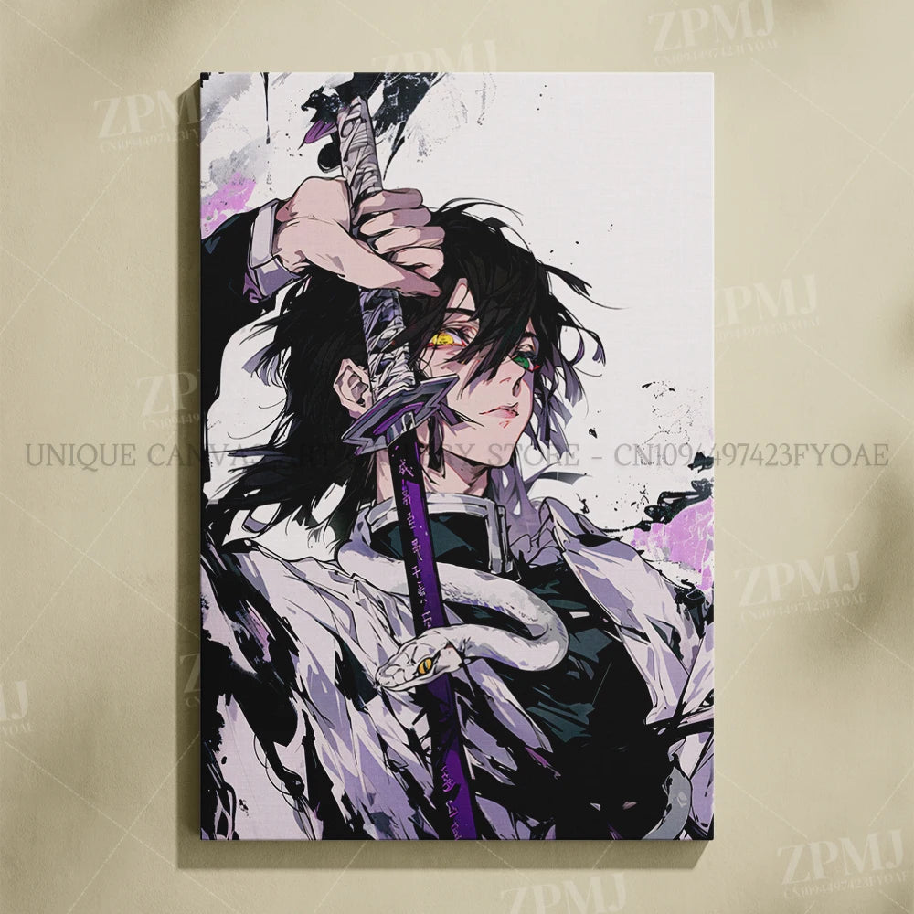 Anime Demon Slayer: Kimetsu No Yaiba Home Decor Hd Prints Poster Pictures Wall Artwork No Framed Canvas Painting For Living Room