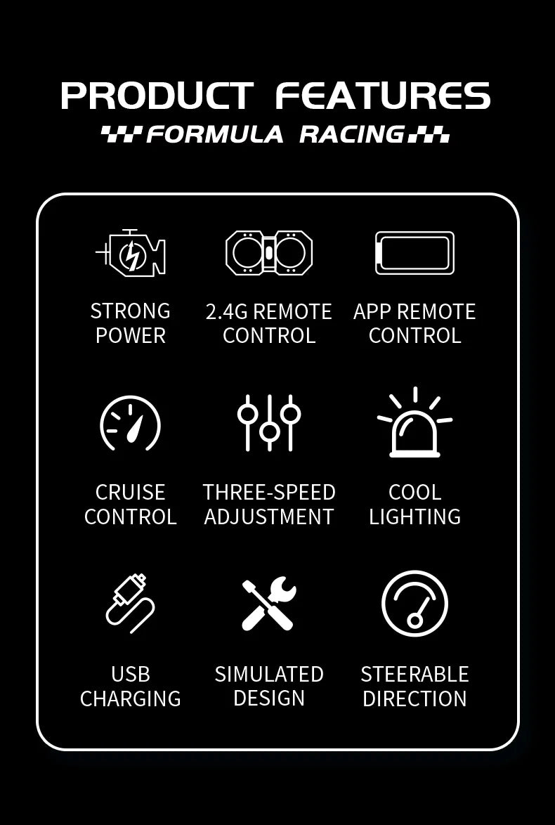 1:43 Mini Formula Racing Alloy RC Cary Model  Car Die Cast Toy Car Boy Gift  Party Toys Indoor And Outdoor Toy Christmas Toy