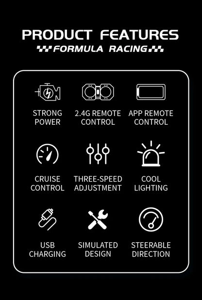 1:43 Mini Formula Racing Alloy RC Cary Model  Car Die Cast Toy Car Boy Gift  Party Toys Indoor And Outdoor Toy Christmas Toy