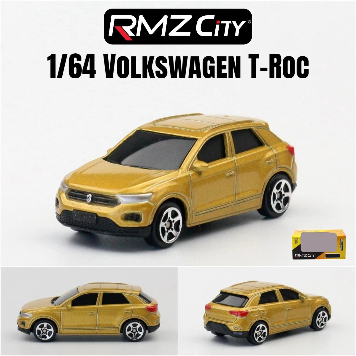 1/64 RMZ CiTY Diecast Toy Car Model Miniature 3-inch Free Wheels Collection Suitable for Hot Wheels Gift for Children Boys Kid