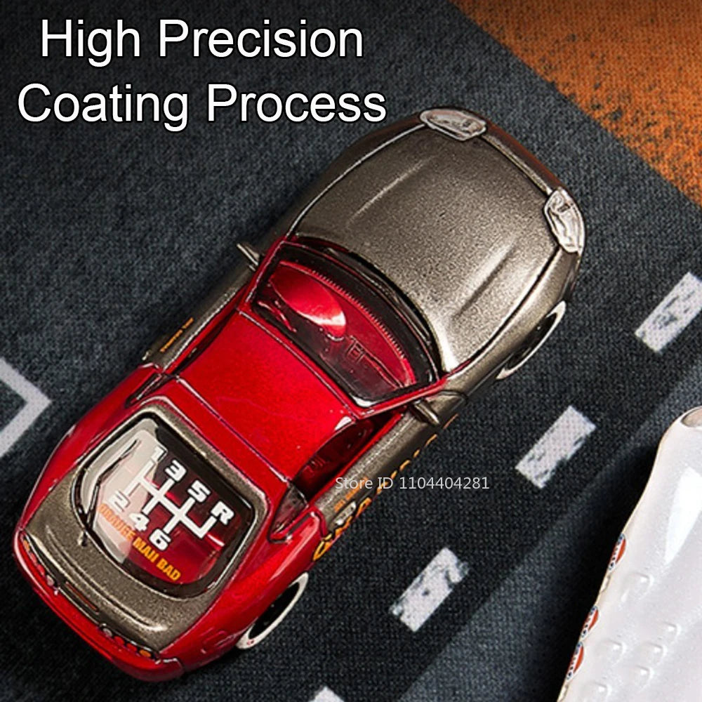 1:64 Scale JDM Corvette GT500 Firebird Daytona Stardust Alloy Diecast Models Toys Series Miniature Cars for Children's Toy Gifts