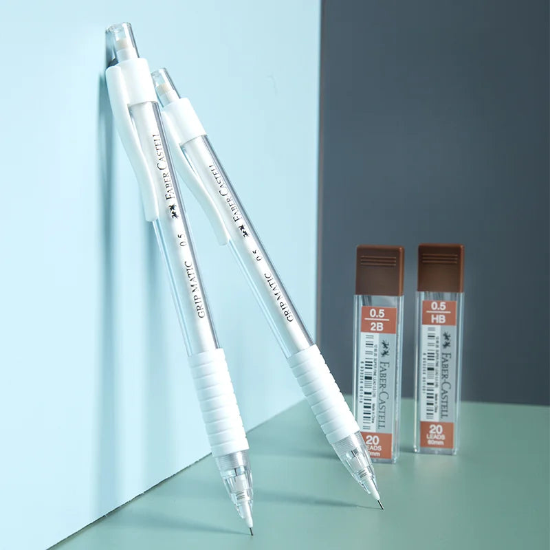 1/2/3/10pcs Faber Castell Press Free Mechanical Pencils 0.5mm With Eraser Light weight Pencil School Supplies for Writing HB/2B