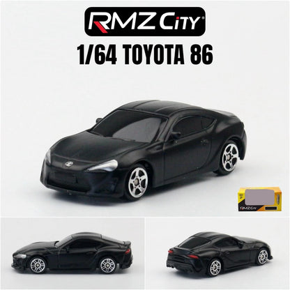 1/64 RMZ CiTY Diecast Toy Car Model Miniature 3-inch Free Wheels Collection Suitable for Hot Wheels Gift for Children Boys Kid