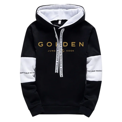 K-pop Trend Hoodie for Woman High Quality Jung Kook Print Hooded Sweatshirts Sweatpants Fall Winter Female Daily Casual Pullover