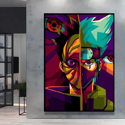 Canvas Posters Naruto Jiraiya Classic Anime Character High Quality Printing Not Fading Home Living Room Wall Decor Friend's Gift