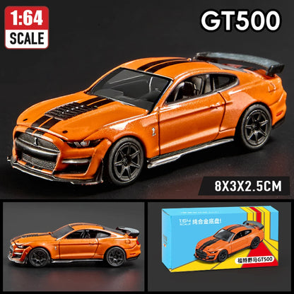 1:64 Scale JDM Corvette GT500 Firebird Daytona Stardust Alloy Diecast Models Toys Series Miniature Cars for Children's Toy Gifts