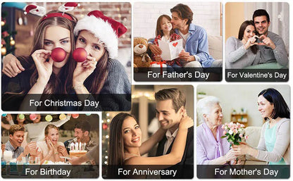 Romantic 2pcs/Set Heart Magnetic Couple Bracelets Men Women Classic Black White Paired Lovers Braclet Adjustable Braslet Knot