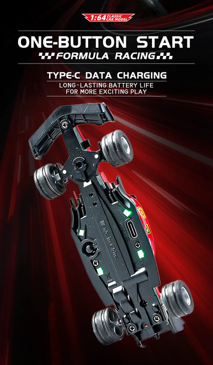 1:43 Mini Formula Racing Alloy RC Cary Model  Car Die Cast Toy Car Boy Gift  Party Toys Indoor And Outdoor Toy Christmas Toy