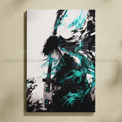 Anime Demon Slayer: Kimetsu No Yaiba Home Decor Hd Prints Poster Pictures Wall Artwork No Framed Canvas Painting For Living Room
