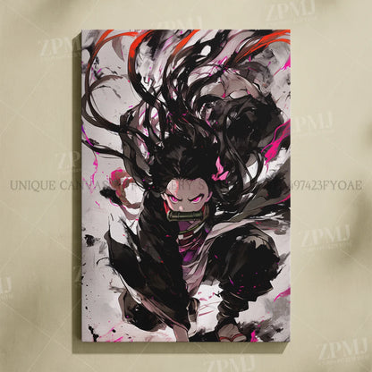 Anime Demon Slayer: Kimetsu No Yaiba Home Decor Hd Prints Poster Pictures Wall Artwork No Framed Canvas Painting For Living Room