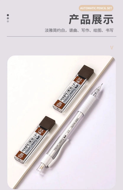 1/2/3/10pcs Faber Castell Press Free Mechanical Pencils 0.5mm With Eraser Light weight Pencil School Supplies for Writing HB/2B