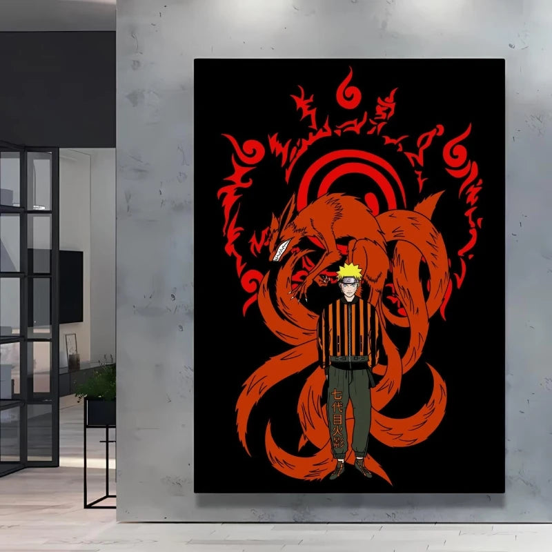 Canvas Posters Naruto Jiraiya Classic Anime Character High Quality Printing Not Fading Home Living Room Wall Decor Friend's Gift