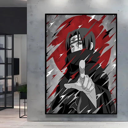 Canvas Posters Naruto Jiraiya Classic Anime Character High Quality Printing Not Fading Home Living Room Wall Decor Friend's Gift