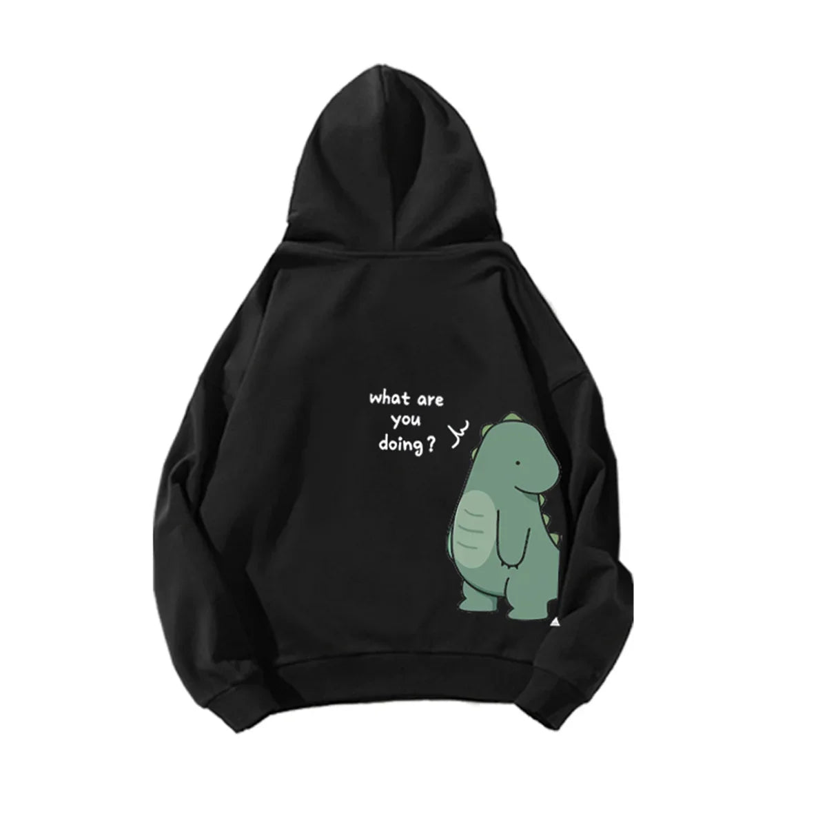 Fashion Cute Men's Rock Ni Shirt Dinosaur Long Printed Hoodie Sweatshirt Hoodie Fashion Casual Harajuku Cartoon Couple Hoodie