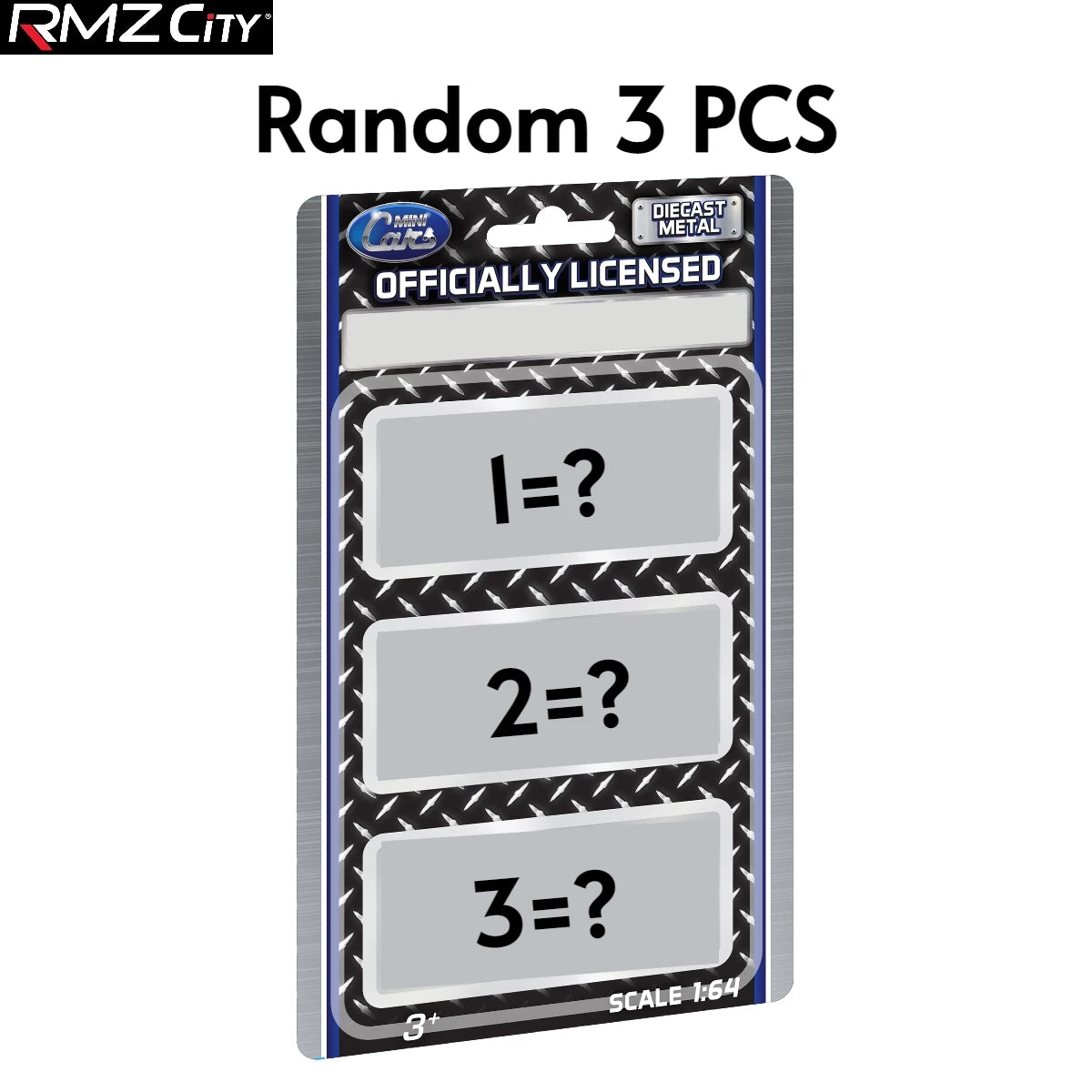 1/64 RMZ CiTY Diecast Toy Car Model Miniature 3-inch Free Wheels Collection Suitable for Hot Wheels Gift for Children Boys Kid