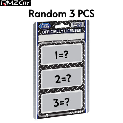 1/64 RMZ CiTY Diecast Toy Car Model Miniature 3-inch Free Wheels Collection Suitable for Hot Wheels Gift for Children Boys Kid